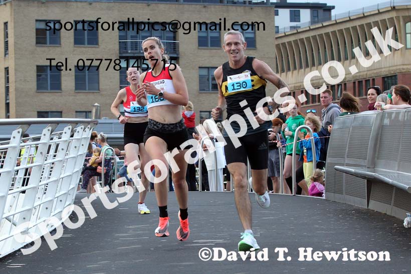 Quayside 5k Road Race, Newcastle/Gateshead, 2021, August 11th. Photo: David T. Hewitson/Sports for All Pics